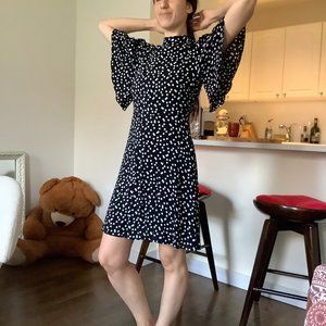 Turtleneck Dot Dress - ZARA